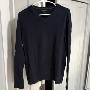 Banana Republic Dark Blue V-Neck Sweater
